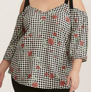 *Final Price!* Floral off the shoulder top